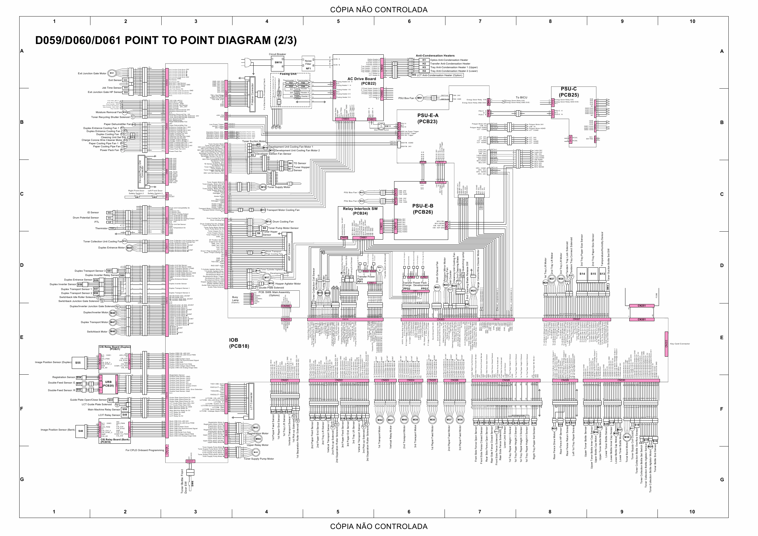 RICOH Aficio Pro-907EX 1107EX 1357EX D059 D060 D061 Circuit Diagram-2